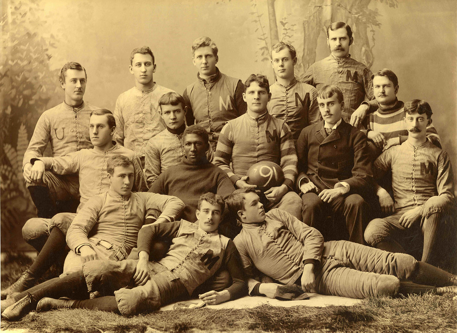 George Jewett and the University of Michigan football team in 1891