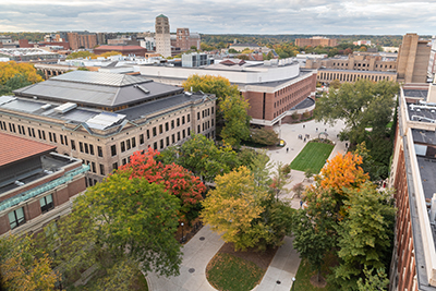 View of Central Campus at the Ann Arbor Campus